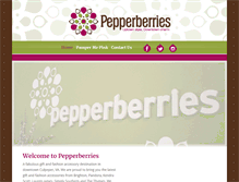 Tablet Screenshot of pepperberriesva.com